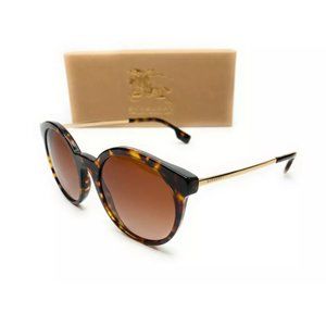 Burberry Women's Dark Havana Round Sunglasses!